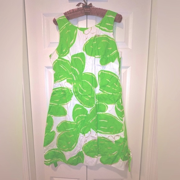Lilly Pulitzer Dresses & Skirts - Lilly Pulitzer Womens Green Delia Resort Green Stinger Shift Dress 12 EUC